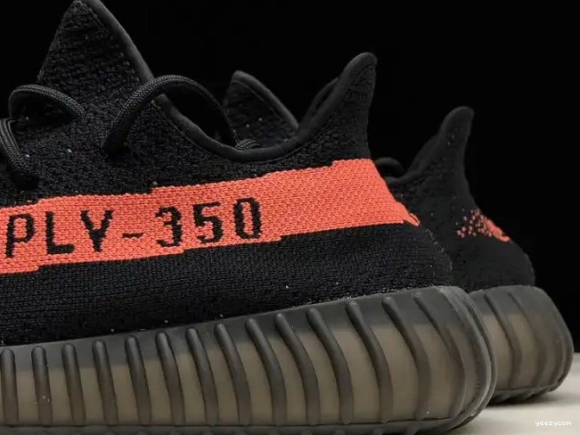 Adidas Core V2 Boost BY9612 350 Red Yeezy Black 0502